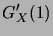 $\displaystyle G'_X(1)$